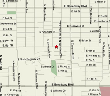 Cornerstone Bible Church Location Map